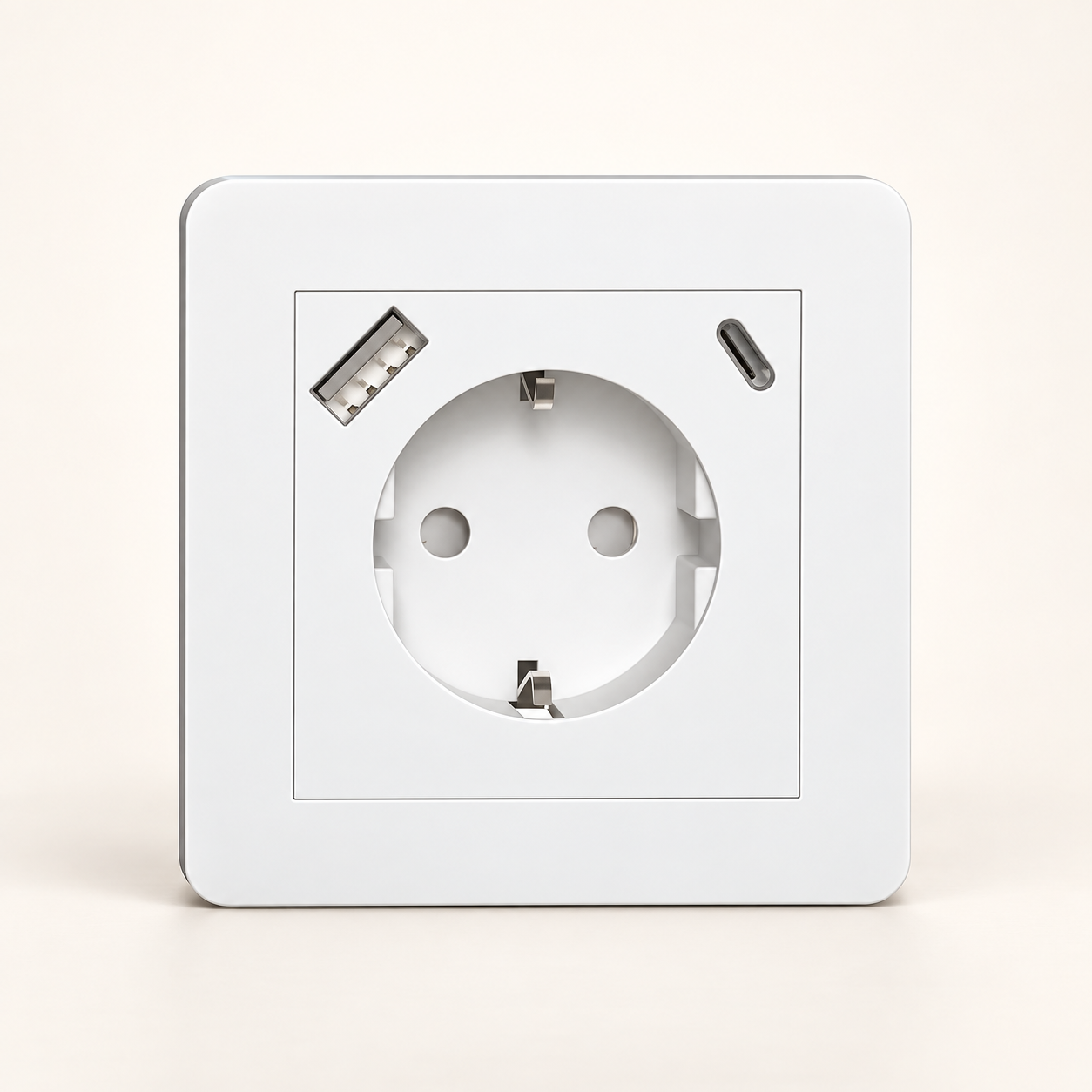 AI-generated product illustration of wall socket with usb charger device 51405x20