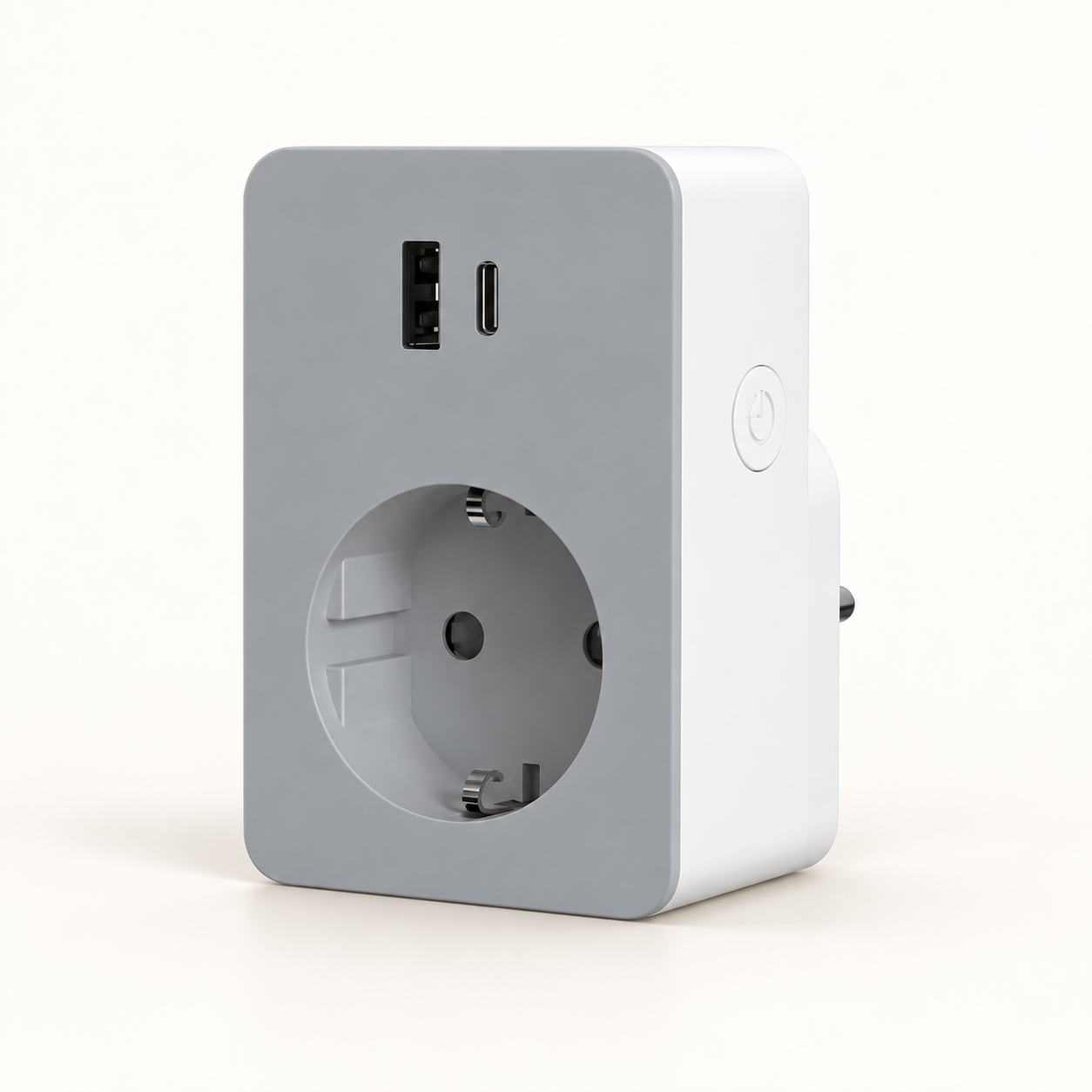 AI-generated product illustration of remote controlled socket with usb charging 51479