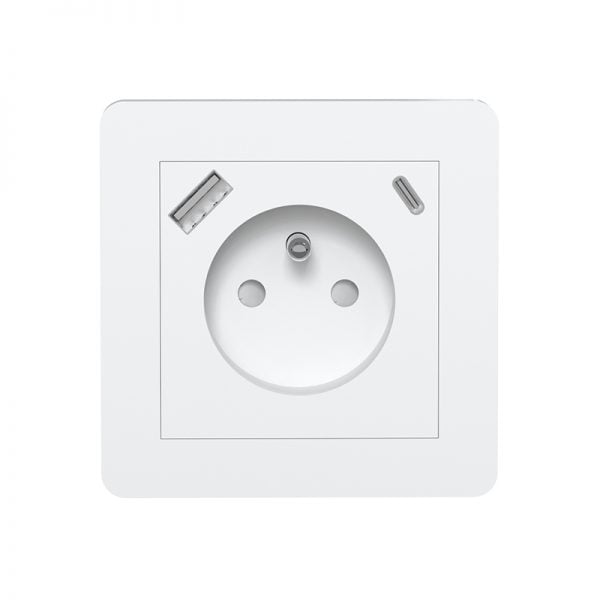 Wall Socket with USB Charger Device-51405X20